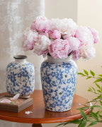 Peony Faux Flower in Light Pink - 14"