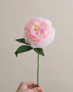 Peony Faux Flower in Champagne - 14