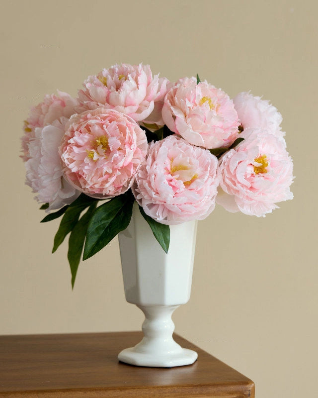 Peony Faux Flower in Champagne - 14