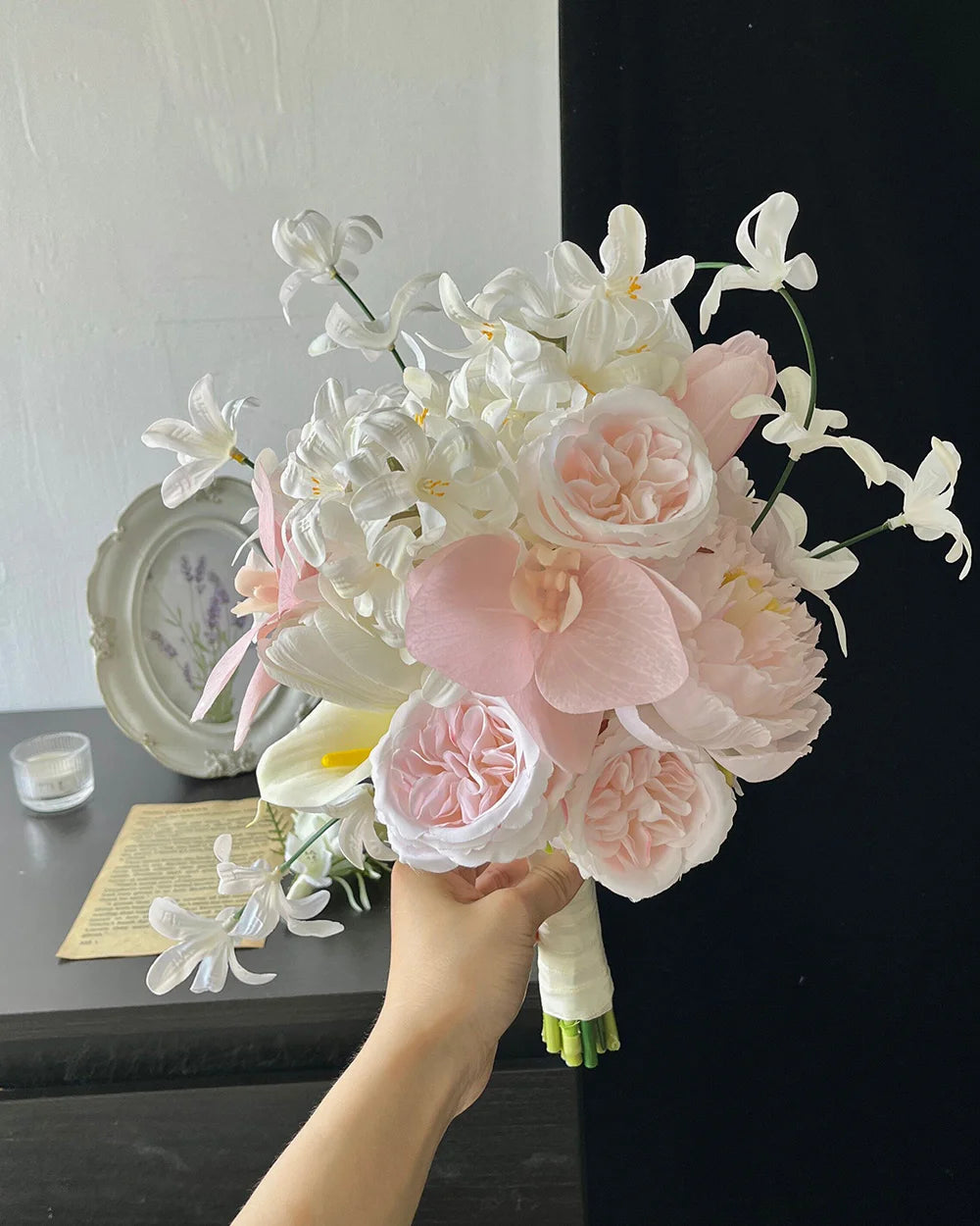 Pink Hyacinth Bridal Bouquet