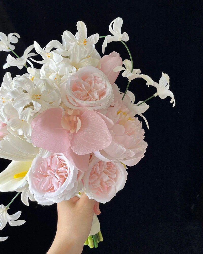 Pink Hyacinth Bridal Bouquet