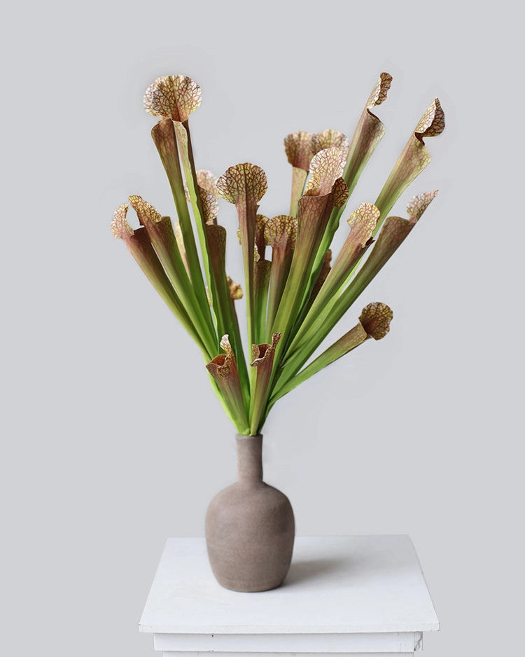 Pitcher Plant Faux Foliage - 17.5"