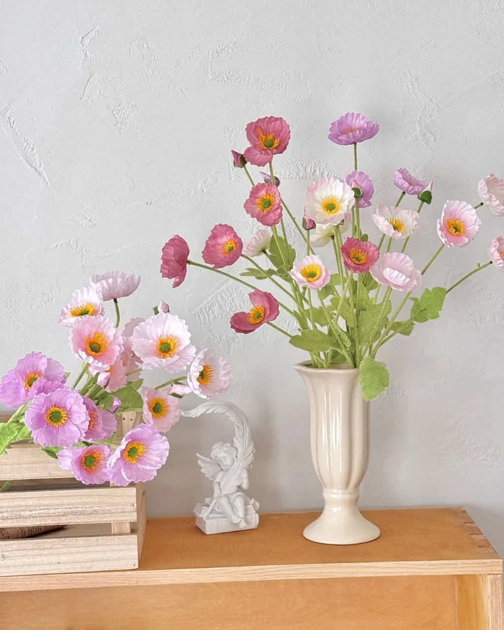 Poppy Faux Flower - 24"