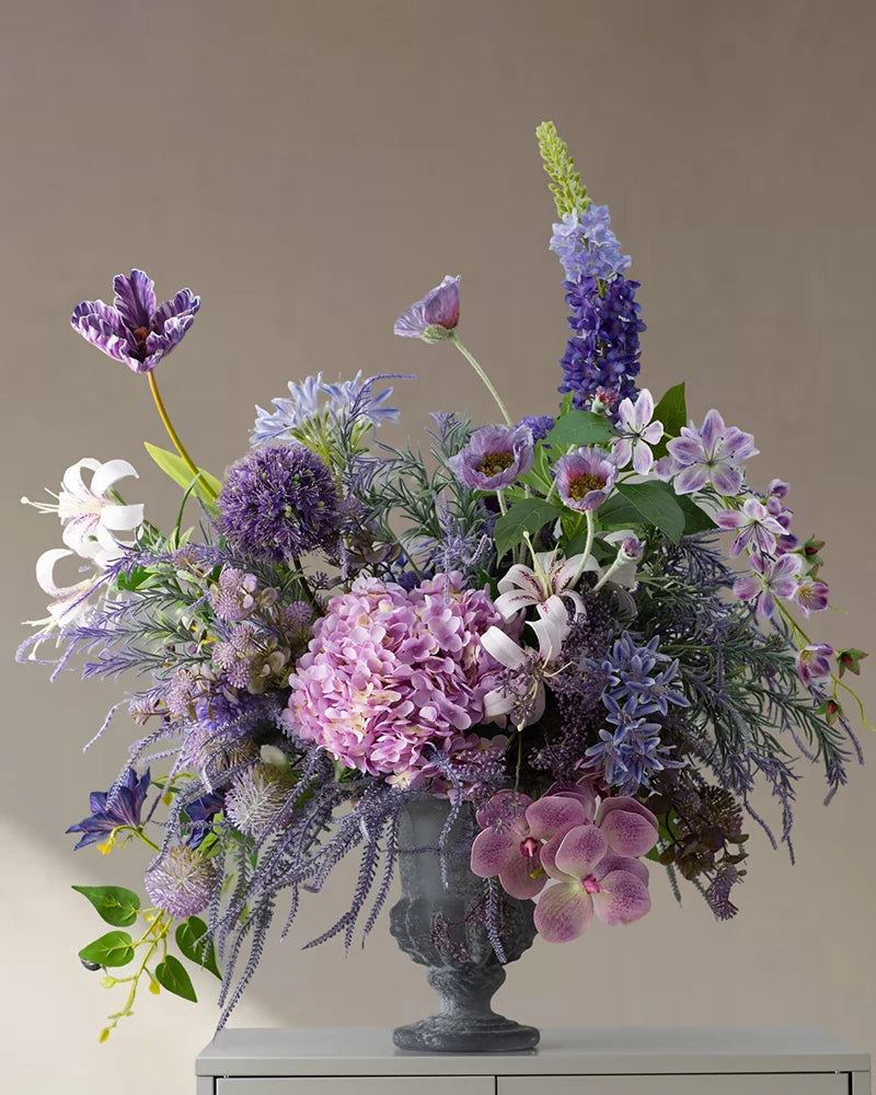 Purple Floral Bouquet - 31.5"