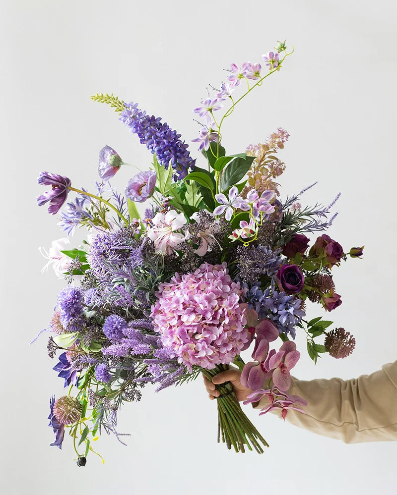 Purple Floral Bouquet - 31.5"