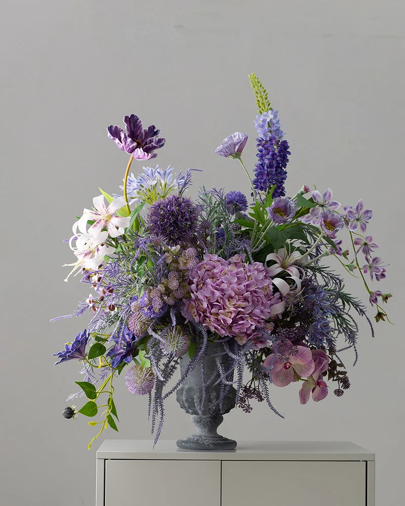 Purple Floral Bouquet - 31.5"