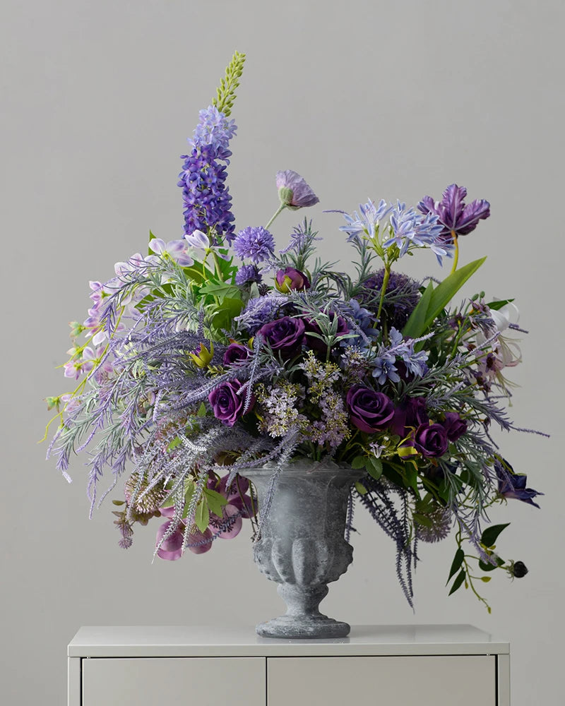 Purple Floral Bouquet - 31.5"