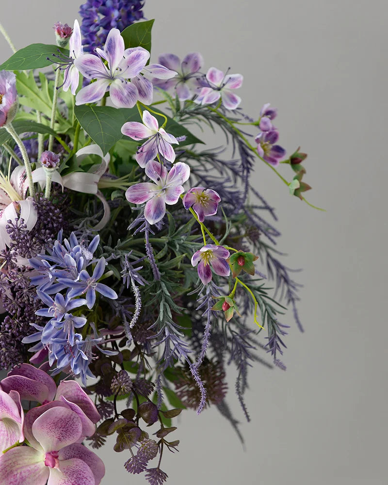 Purple Floral Bouquet - 31.5"