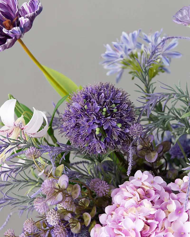 Purple Floral Bouquet - 31.5"