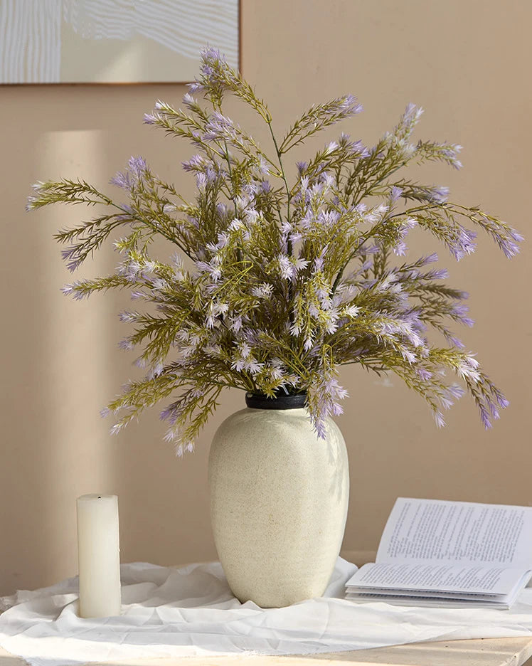 Purple Melaleuca Faux Flower - 34"