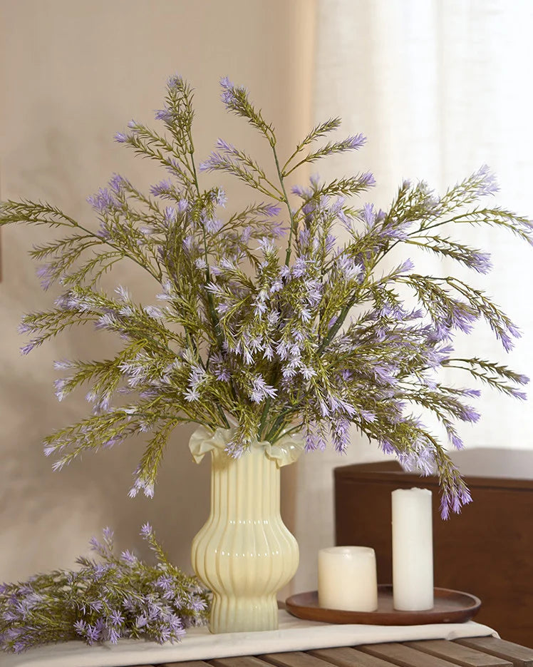 Purple Melaleuca Faux Flower - 34"