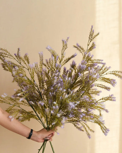 Purple Melaleuca Faux Flower - 34"