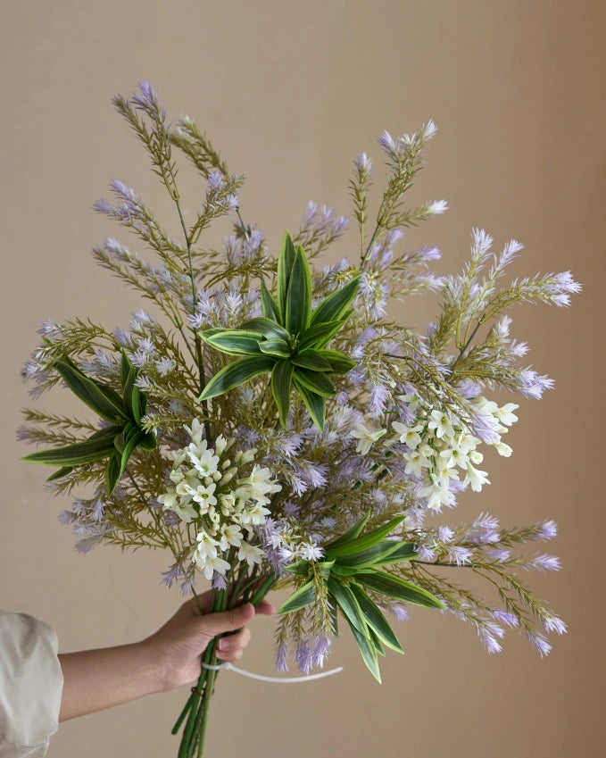 Purple Melaleuca Faux Flower - 34"