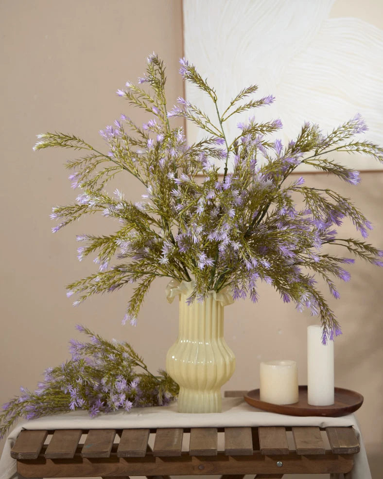 Purple Melaleuca Faux Flower - 34"