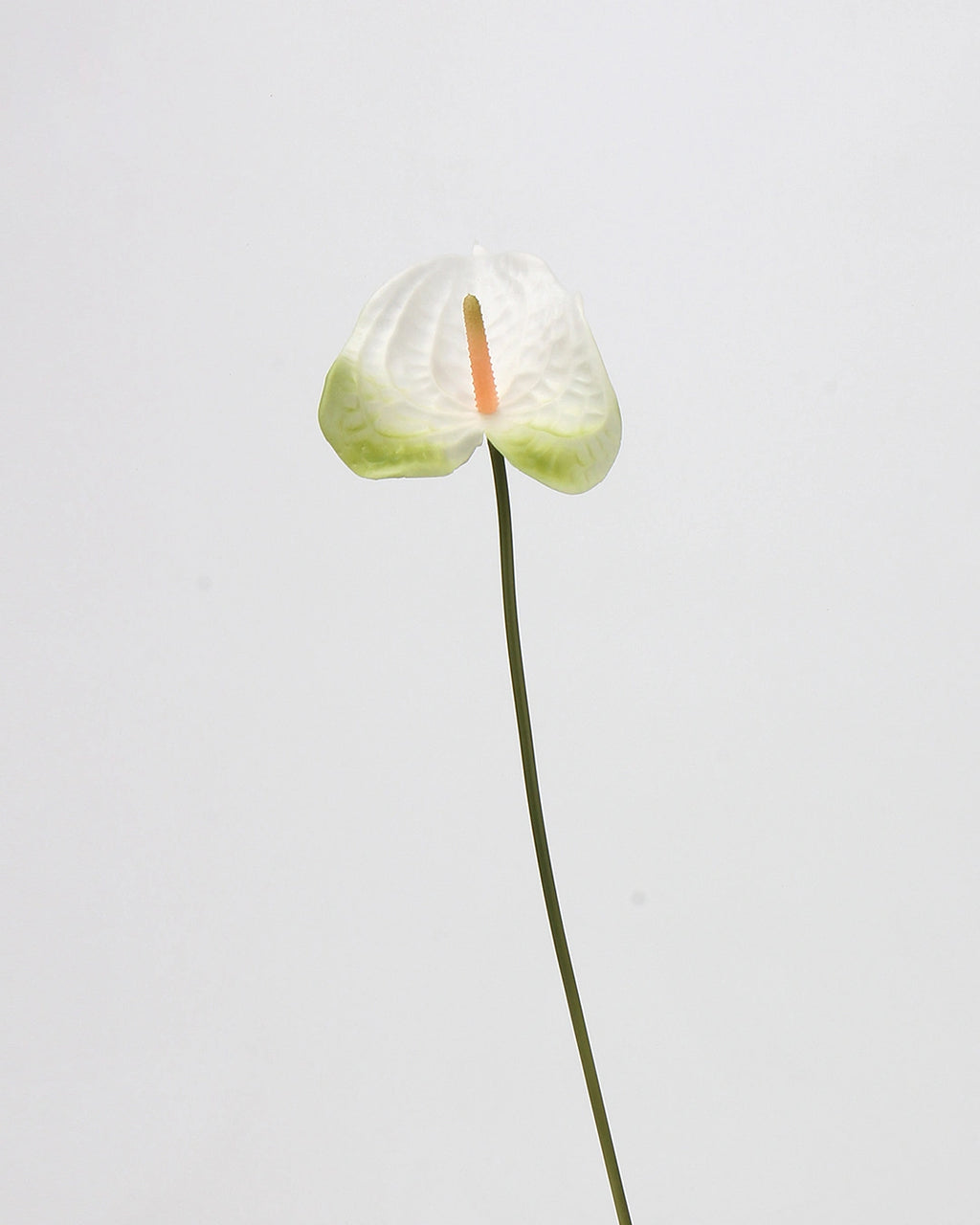 Real Touch Artificial Heart-Shaped Anthurium Stem 23"