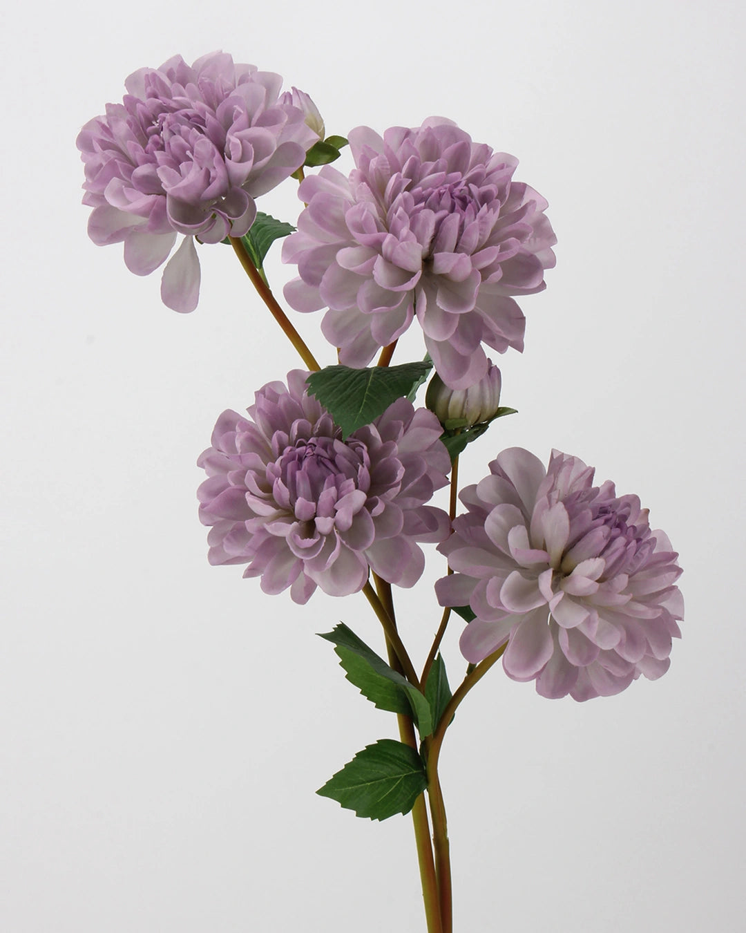 Real Touch Artificial Purple Velvet Dahlia 22"