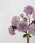 Real Touch Artificial Purple Velvet Dahlia 22"
