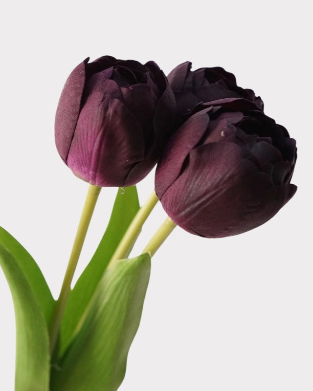 Real Touch Camellia Tulip Faux Flower - 18"