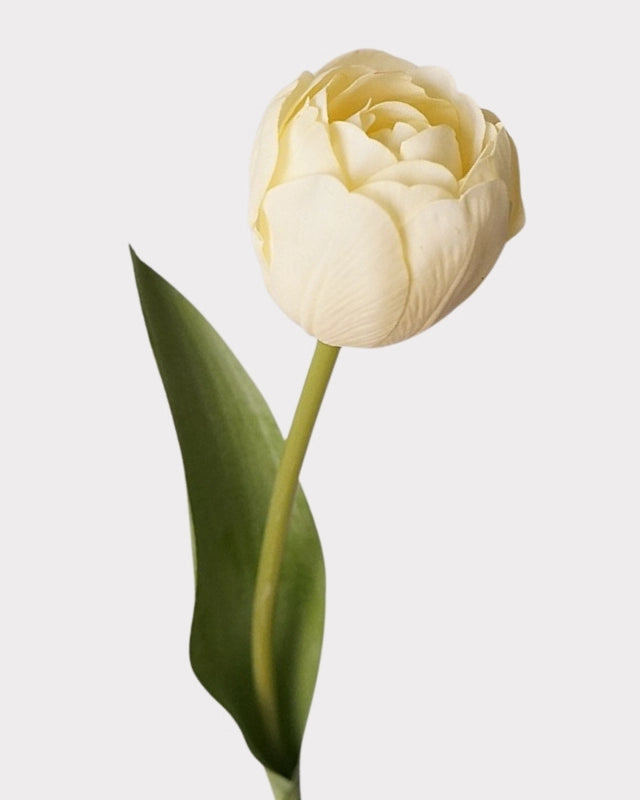 Real Touch Camellia Tulip Faux Flower - 18"