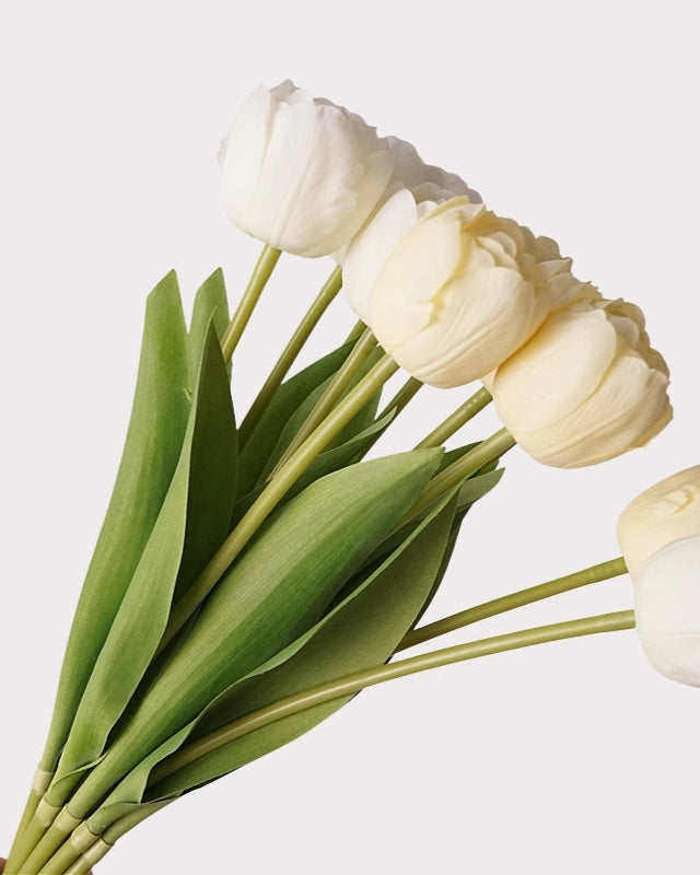 Real Touch Camellia Tulip Faux Flower - 18"