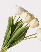 Real Touch Camellia Tulip Faux Flower - 18"