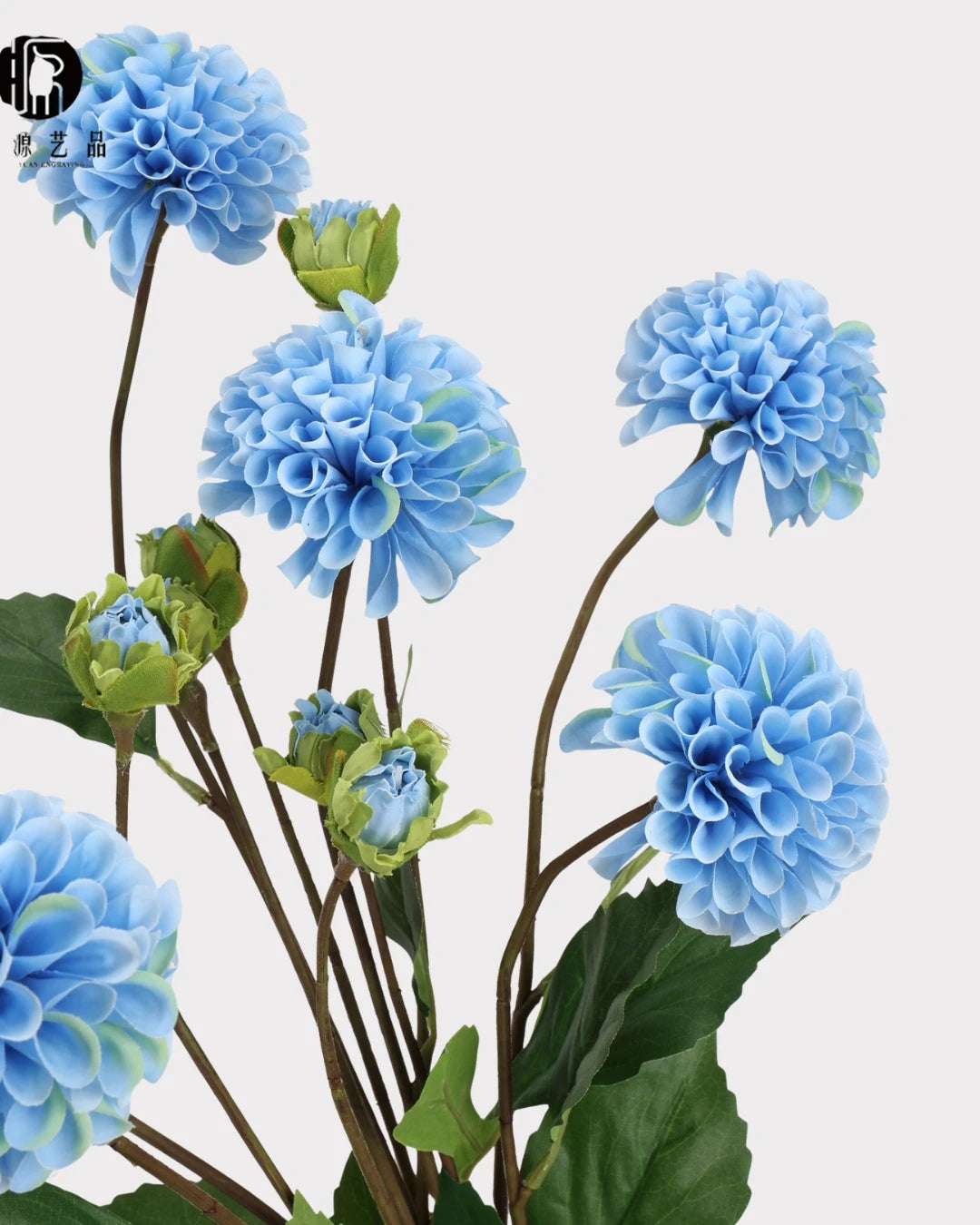 Real Touch Dahlia Faux Flower Stem – 22.8"