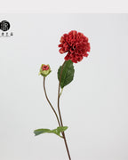 Real Touch Dahlia Faux Flower Stem – 22.8"