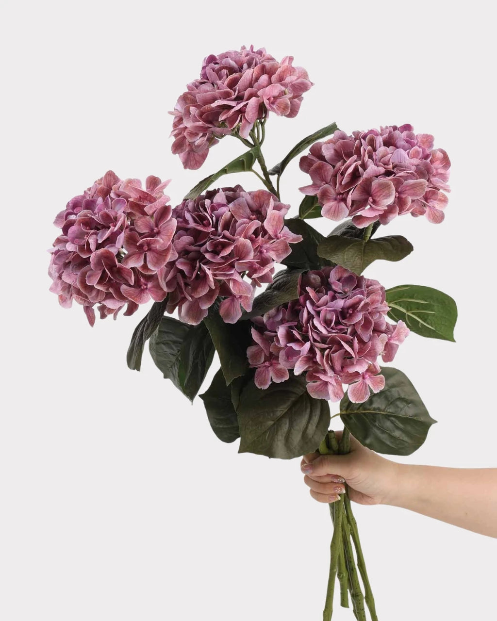 Real Touch Hydrangea Faux Flower - 24"