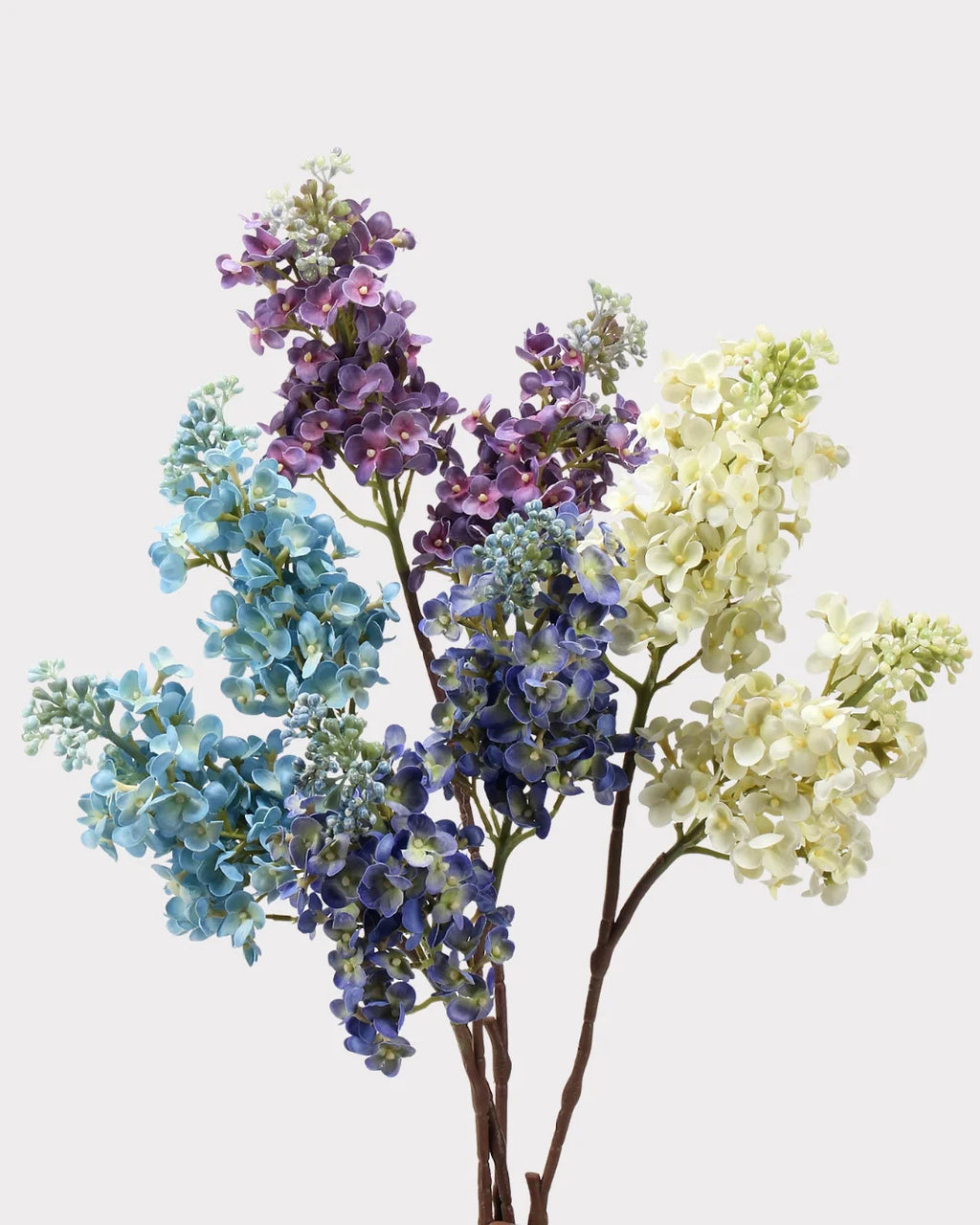 Real Touch Lilac Faux Flower in Blue - 24"
