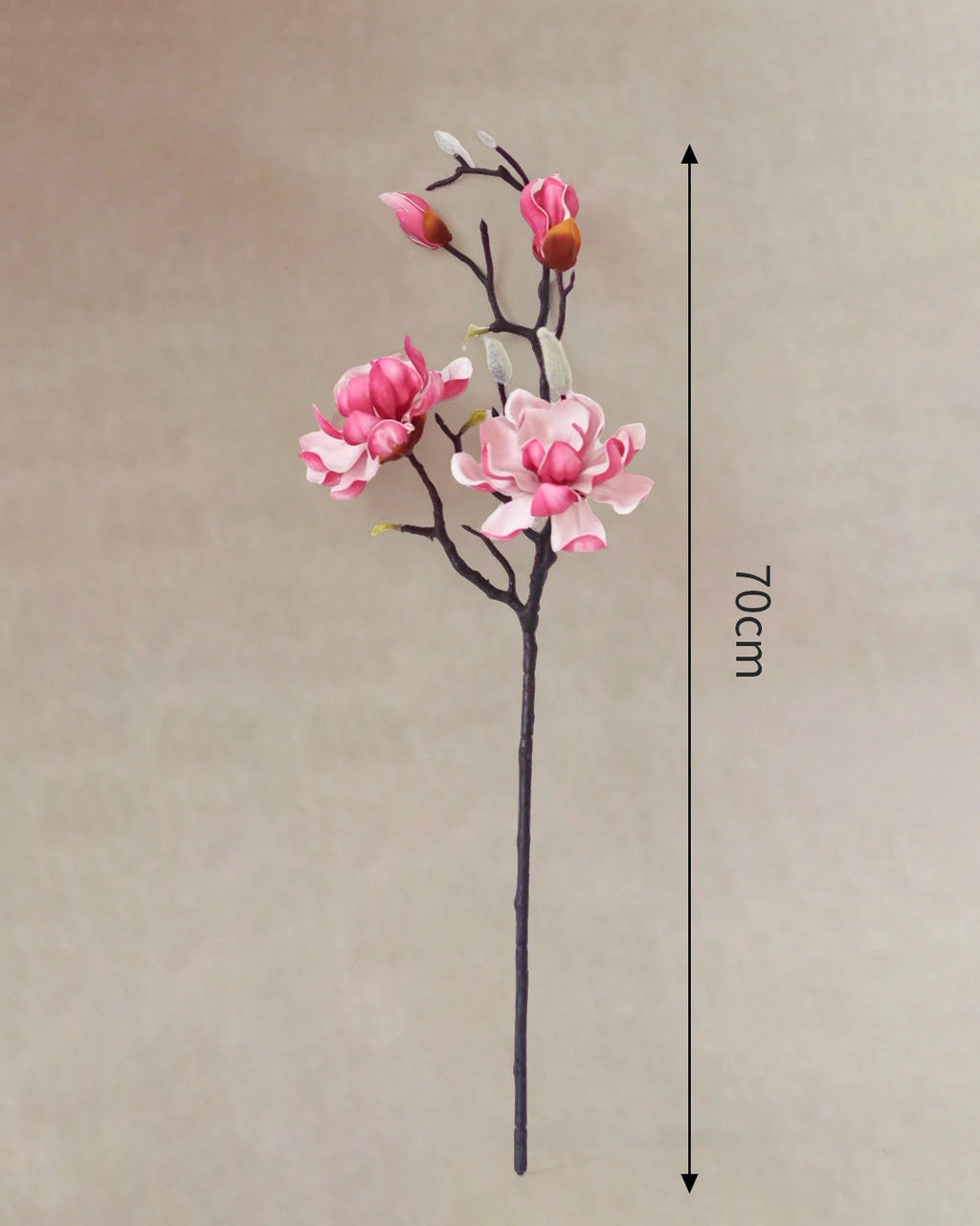Real Touch Magnolia Faux Branch in Pink - 28"