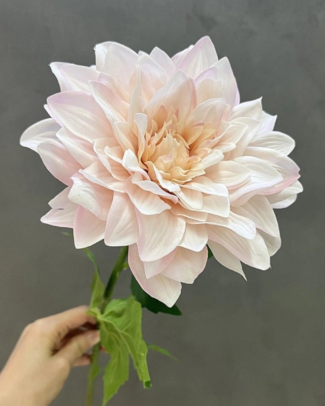 Real Touch Moisturizing Dahlia Faux Flower - 24"