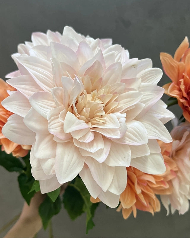Real Touch Moisturizing Dahlia Faux Flower - 24"