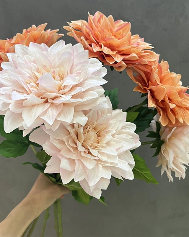 Real Touch Moisturizing Dahlia Faux Flower - 24"