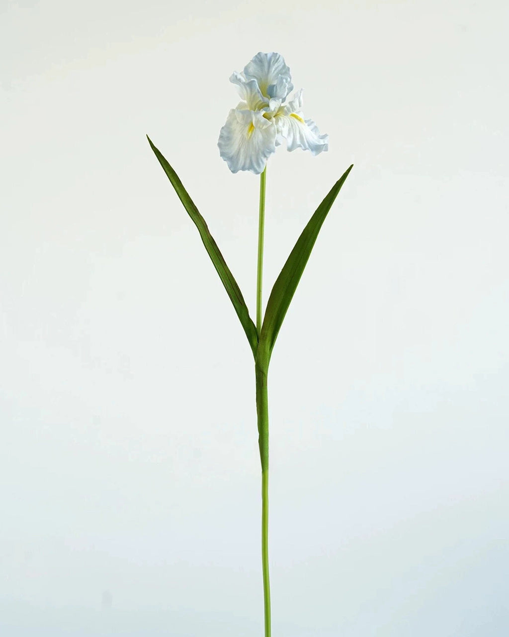 Real Touch Oil Painting Iris Artificial Flower 29"