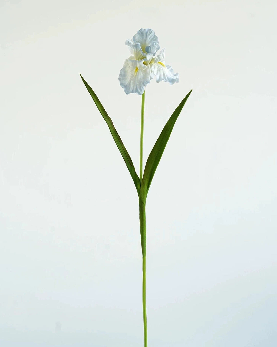 Real Touch Oil Painting Iris Artificial Flower 29"