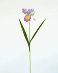Real Touch Oil Painting Iris Artificial Flower 29"