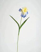 Real Touch Oil Painting Iris Artificial Flower 29"