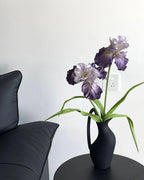 Real Touch Oil Painting Iris Artificial Flower 29"