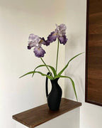 Real Touch Oil Painting Iris Artificial Flower 29"