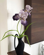 Real Touch Oil Painting Iris Artificial Flower 29"