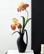 Real Touch Oil Painting Iris Artificial Flower 29"
