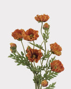 Real Touch Poppy Faux Flower in Orange - 22"