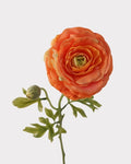 Real Touch Ranunculus Faux Flower in Orange - 22"