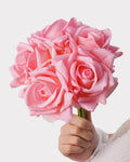 Real Touch Rose Faux Flower Bouquet