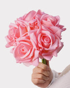Real Touch Rose Faux Flower Bouquet