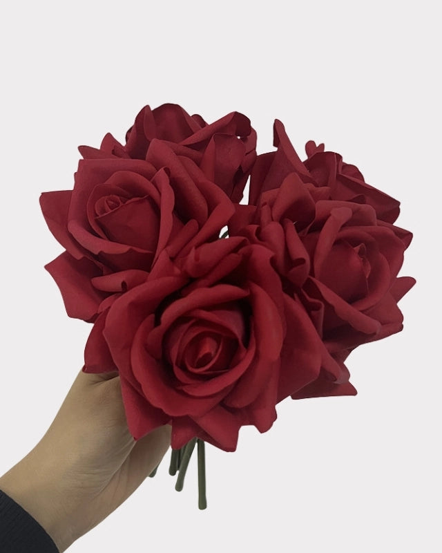 Real Touch Rose Faux Flower Bouquet