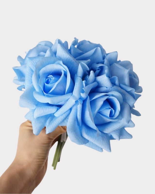 Real Touch Rose Faux Flower Bouquet