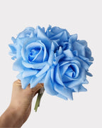 Real Touch Rose Faux Flower Bouquet
