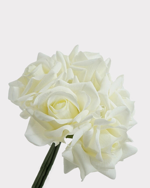 Real Touch Rose Faux Flower Bouquet