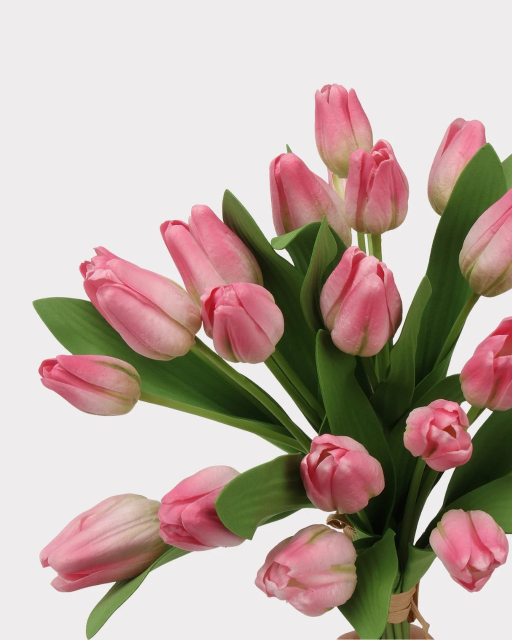 Real Touch Tulip Faux Flower Bouquet - 15"